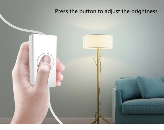 Ledningsdimmer 80W hvit
