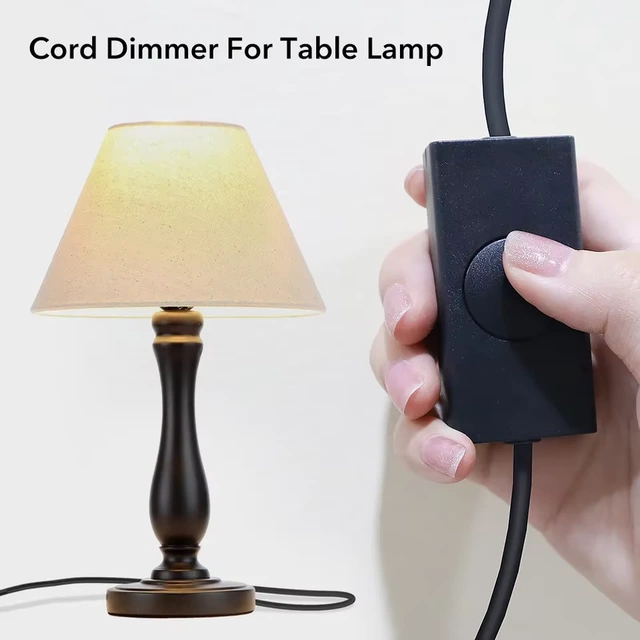 Ledningsdimmer 80W sort