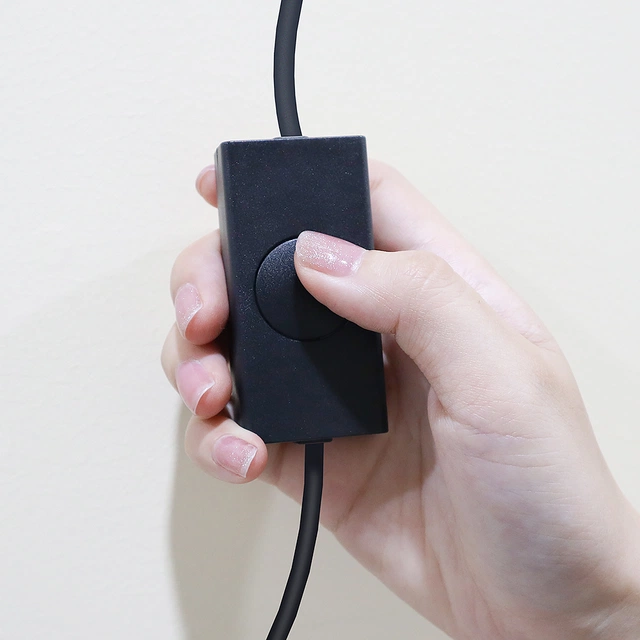 Ledningsdimmer 80W sort