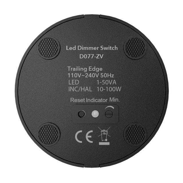 Gulvdimmer 80W sort