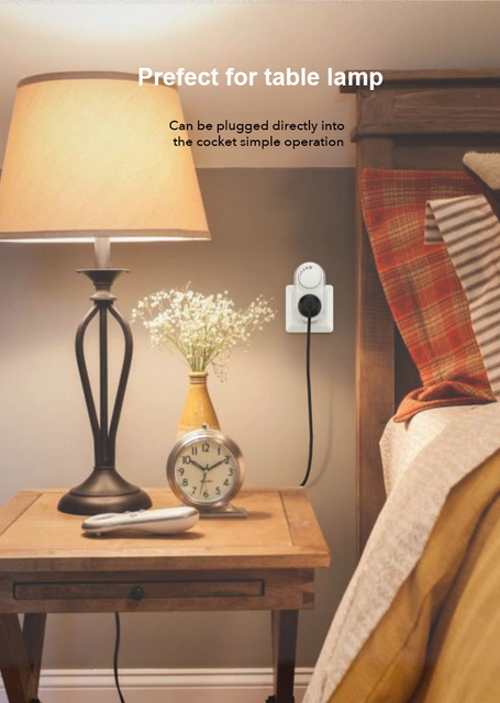 Plug In dimmer 100W hvit