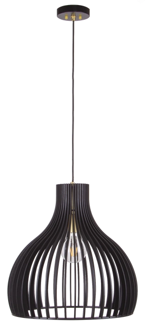 Daniella taklampe sort 46cm sort