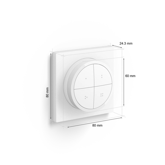 Hue tap switch hvit