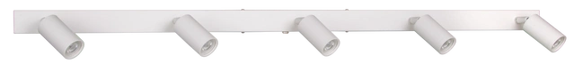 Mino skinne 5lys 100cm hvit