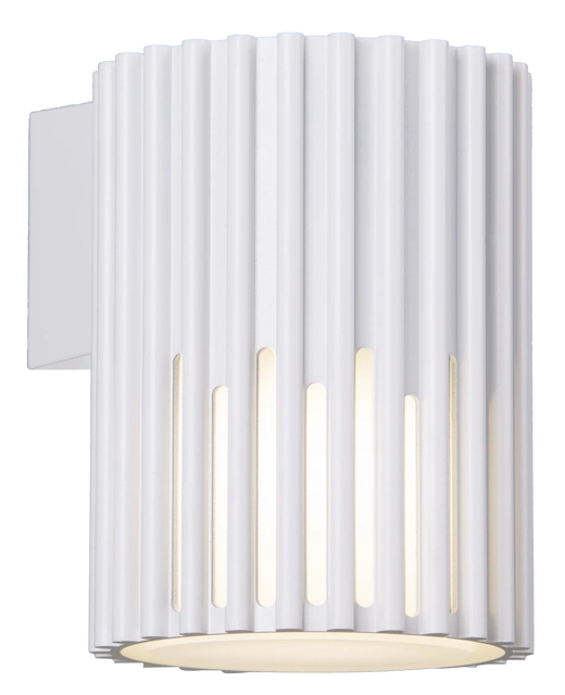 Alstra utelampe vegg 1lys IP65 16,3cm hvit