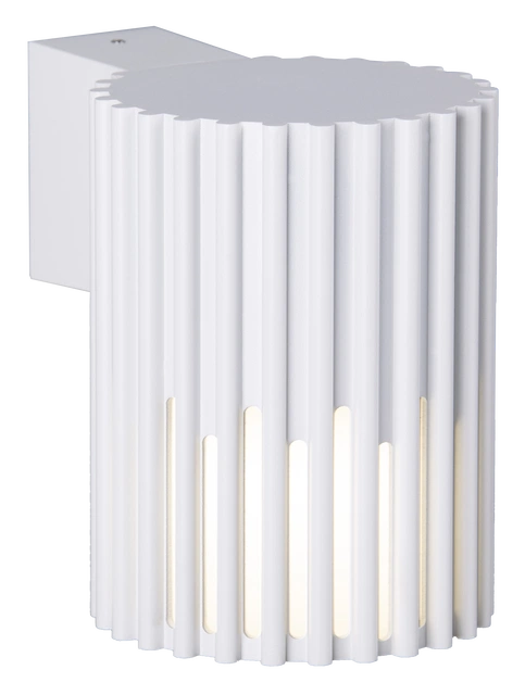 Alstra utelampe vegg 1lys IP65 16,3cm hvit