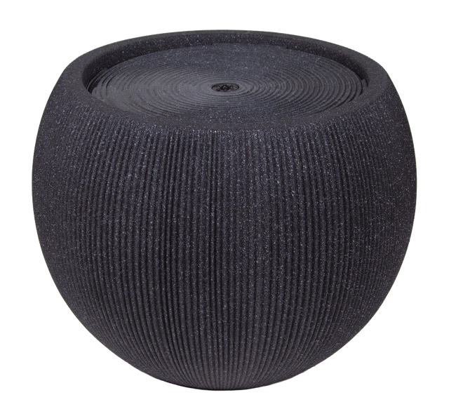 Vannfontene Stone IP44 53cm sort 