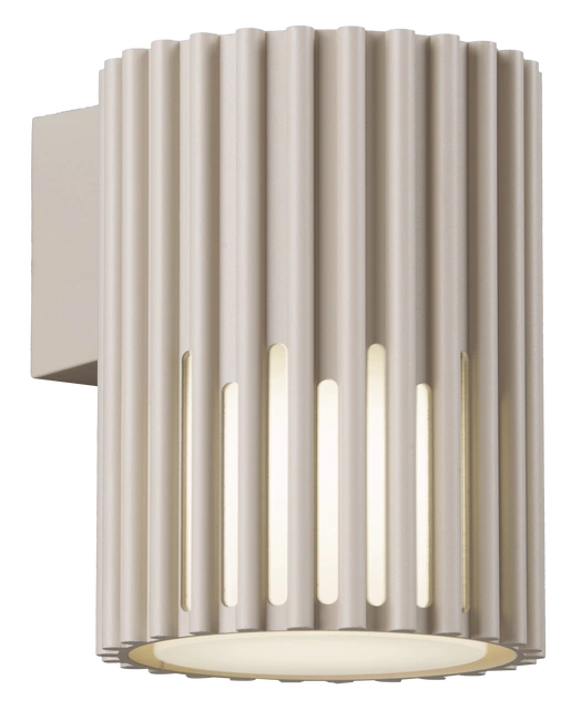 Alstra utelampe vegg 1lys IP65 16,3cm beige
