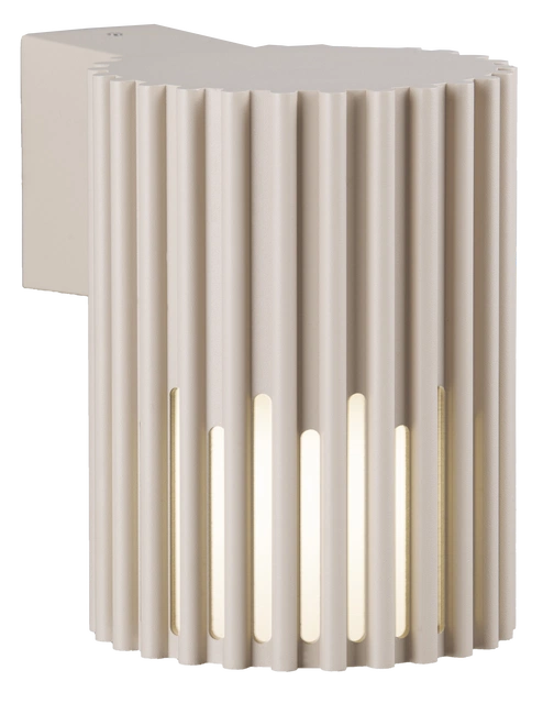 Alstra utelampe vegg 1lys IP65 16,3cm beige