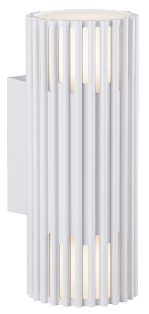 Alstra utelampe vegg 2lys IP65 30,5cm hvit