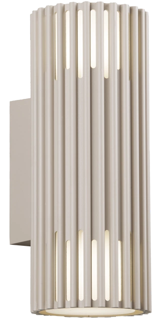 Alstra utelampe vegg 2lys IP65 30,5cm beige