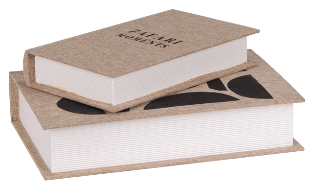 Coffee books moments 2pk. beige