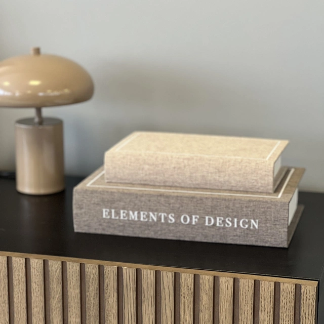 Coffee books design 2pk. brun
