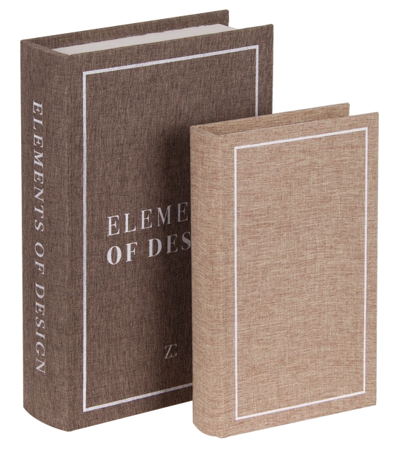 Coffee books design 2pk. brun