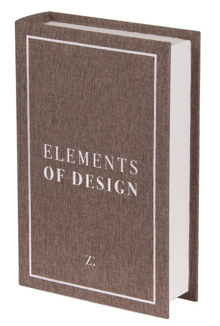 Coffee books design 2pk. brun
