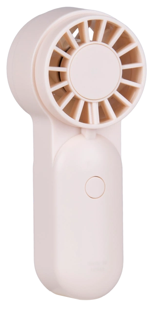 Vifte Mini oppladbar 11,5cm beige