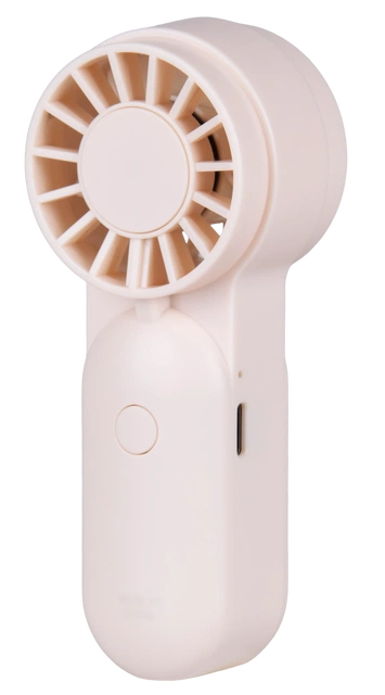 Vifte Mini oppladbar 11,5cm beige