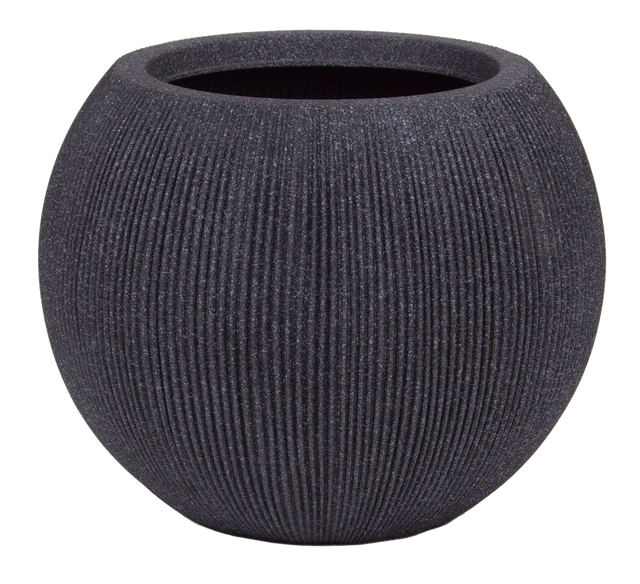 Stone blomsterpotte 37cm sort