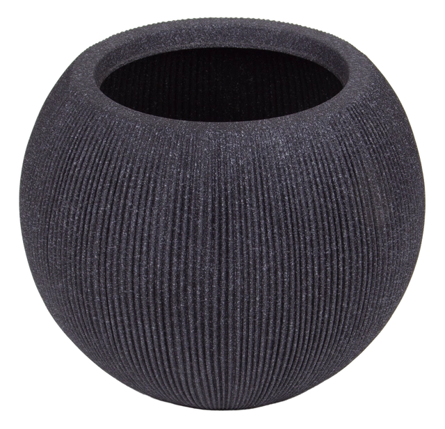 Stone blomsterpotte 37cm sort