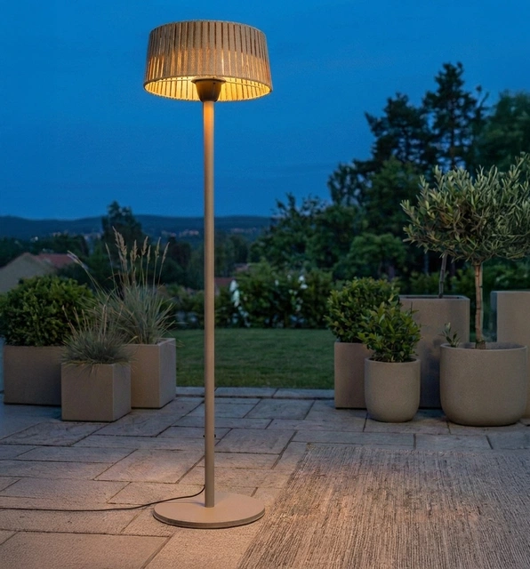 Terrassevarmer Oslo gulv IP44 202cm 1500W beige