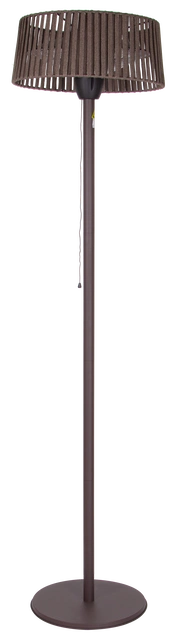 Terrassevarmer Oslo gulv IP44 202cm 1500W brun