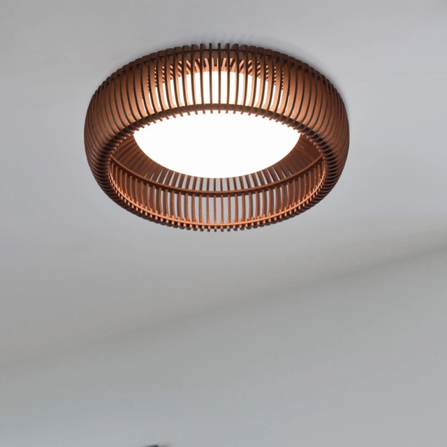 Daniella LED plafond taklampe 43cm valnøtt