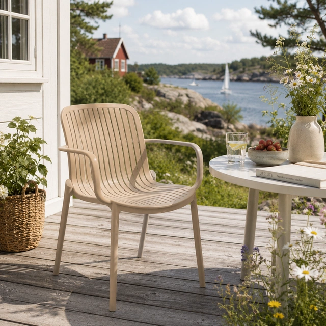 Capri stol beige
