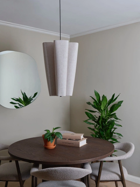 Sval taklampe 40cm beige