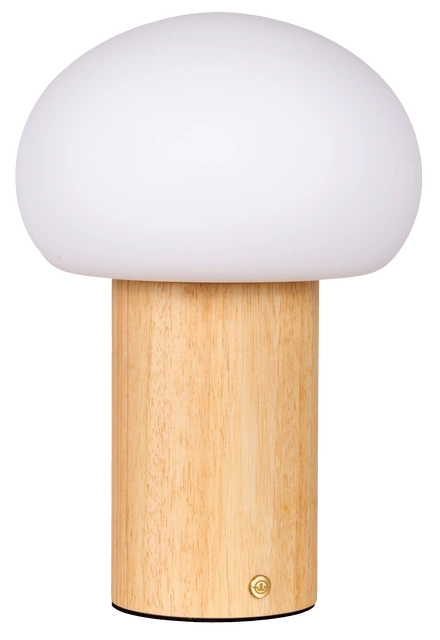 Nara LED oppladbar bordlampe 26cm natur