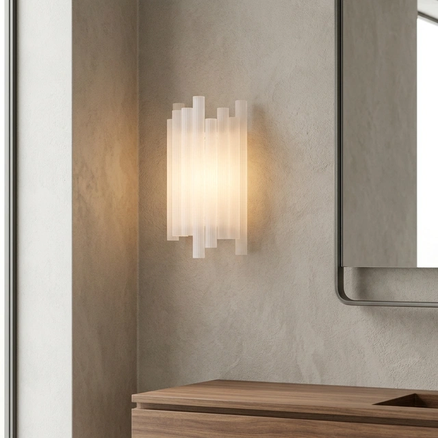 Venice vegglampe 24,5cm hvit