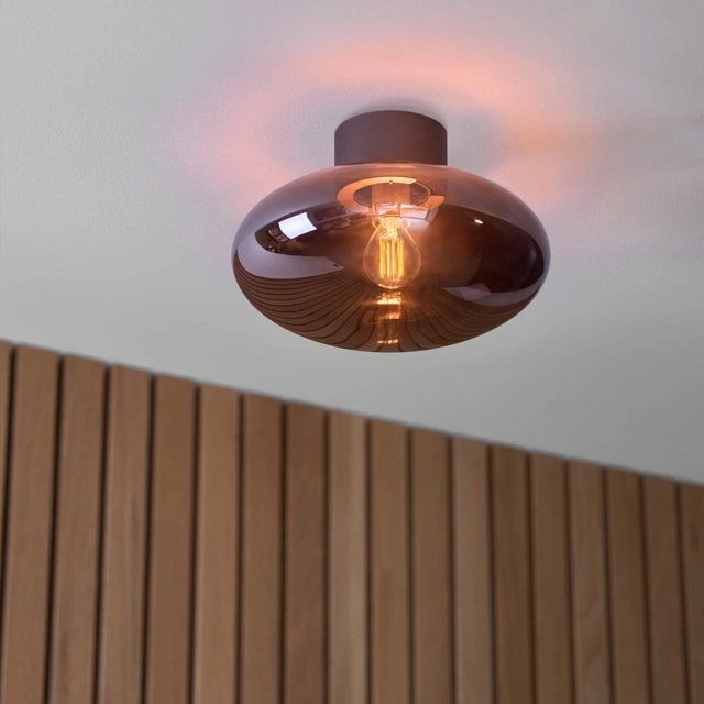 Leana plafond taklampe 25cm brun