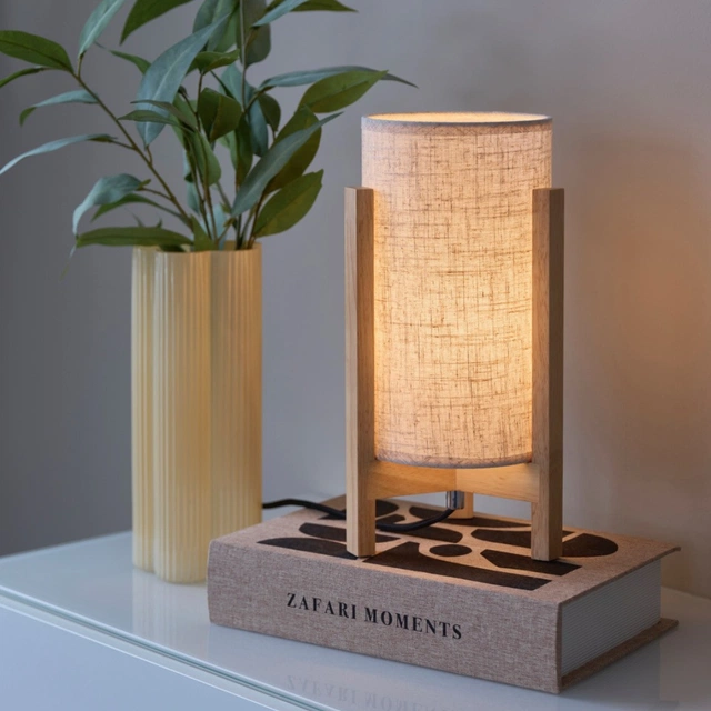 Rotunda bordlampe 32cm natur