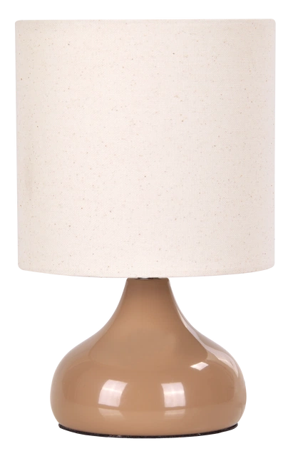 Thilde bordlampe med skjerm 24,5cm beige