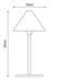 Tira LED oppladbar bordlampe 20cm grønn  8