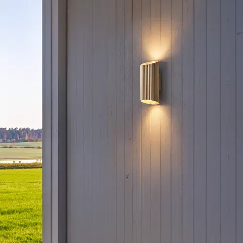 Narvik utelampe vegg IP65 20cm gull, bilde 1 av 8
