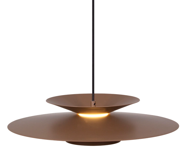 Selin LED taklampe 45cm brun