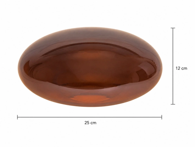 Reserveglass Leana bord og plafond 25cm brun