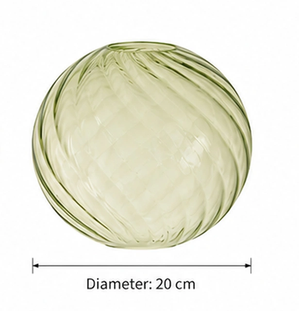 Reserveglass Elara taklampe rektangel grønn rund 20cm
