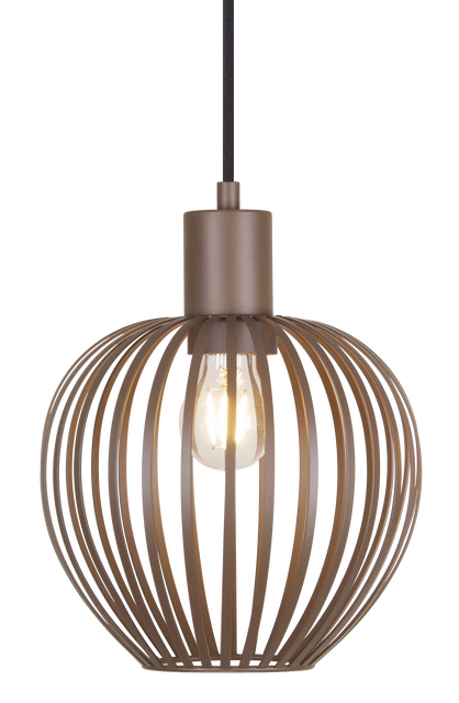 Keliz taklampe rekke 3lys 80cm coffee