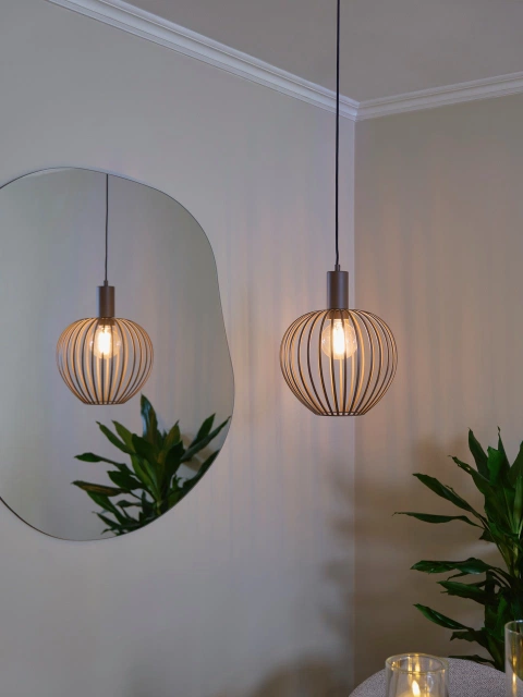 Keliz taklampe 30cm coffee