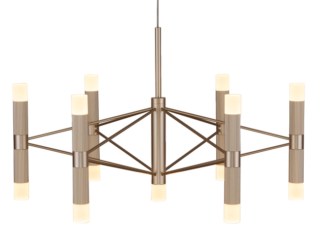 Aria taklampe 7lys 60cm gull