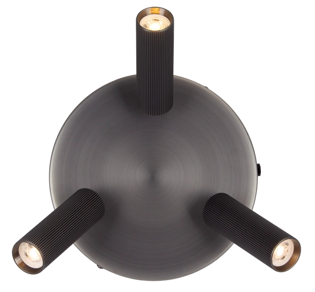 Lyra takspot 3lys 23cm tinn