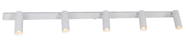 Lyra skinne 5lys 115cm hvit