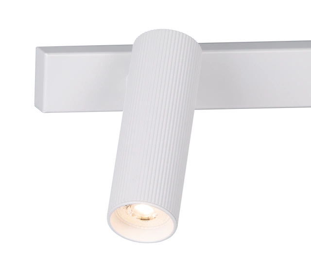 Lyra skinne 5lys 115cm hvit