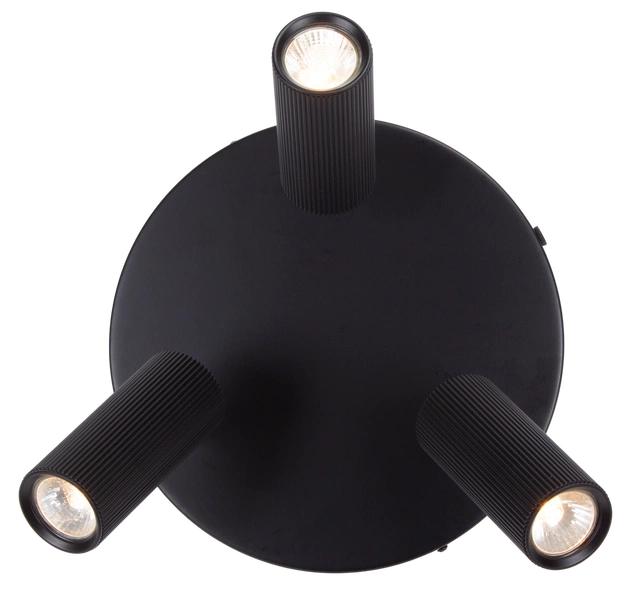 Tyr takspot 3lys 30cm sort