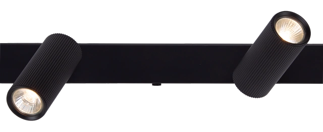 Tyr skinne 4lys 100cm sort