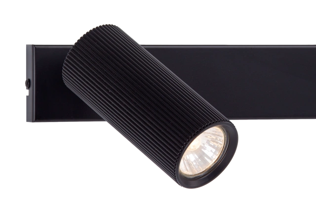 Tyr skinne 4lys 100cm sort