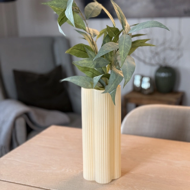 Alina vase 27cm gul