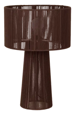 Naya bordlampe 46cm brun  5