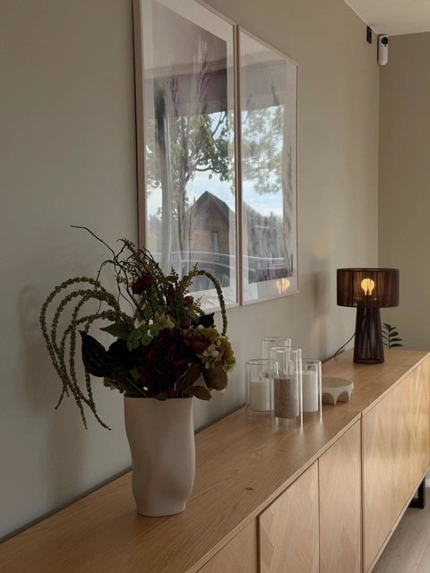 Naya bordlampe 46cm brun 4